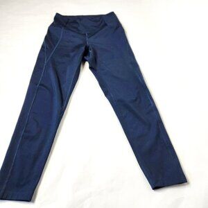 Girlfriend Collective Women's Size Small Navy Leggings Yoga Cropped